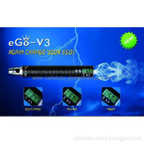 2013 newest product ego V V3, e cigarette ego battery from slb